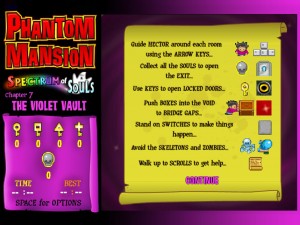Игра Замок с привидениями 7 (Phantom Mansion Chpater 3 The Violet Vault) — играть онлайн бесплатно (изображение №3)