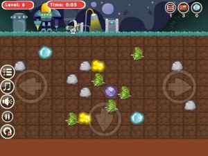 Игра Космический землекоп  (Astrodigger) — играть онлайн бесплатно (изображение №3)