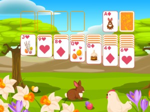 Игра Пасьянс Классический Пасха (Solitaire Classic Easter) — играть онлайн бесплатно (изображение №2)