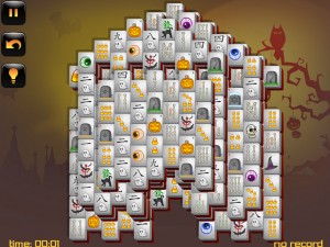 Игра Маджонг: Хэллоуин  (Halloween - Mahjong) — играть онлайн бесплатно (изображение №4)
