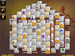 Игра Маджонг: Хэллоуин  (Halloween - Mahjong) — играть онлайн бесплатно (изображение №13)