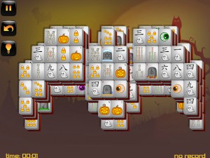 Игра Маджонг: Хэллоуин  (Halloween - Mahjong) — играть онлайн бесплатно (изображение №10)