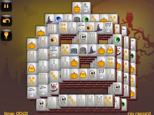 Игра Маджонг: Хэллоуин  (Halloween - Mahjong) — играть онлайн бесплатно (изображение №9)