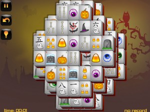 Игра Маджонг: Хэллоуин  (Halloween - Mahjong) — играть онлайн бесплатно (изображение №8)
