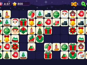Игра Онет Коннект Рождество: Соединение пар (Onet Connect Christmas) — играть онлайн бесплатно (изображение №5)