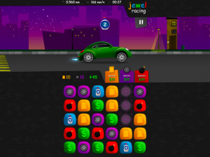 Игра Гонка Три в Ряд (Jewel Racing) — играть онлайн бесплатно (изображение №3)