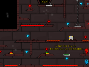 Игра Огонь и Вода 5: Пять элементов (Fireboy and Watergirl 5 Elements) — играть онлайн бесплатно (изображение №5)