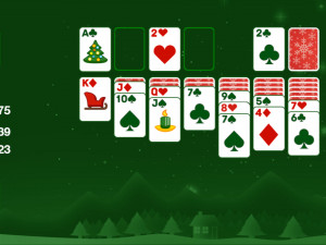 Игра Пасьянс Рождественский (Solitaire Classic Christmas) — играть онлайн бесплатно (изображение №4)