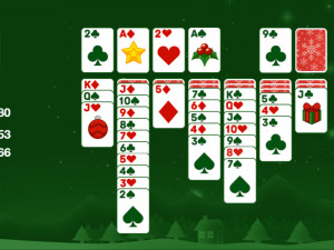 Игра Пасьянс Рождественский (Solitaire Classic Christmas) — играть онлайн бесплатно (изображение №5)