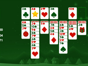 Игра Пасьянс Рождественский (Solitaire Classic Christmas) — играть онлайн бесплатно (изображение №6)