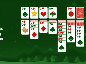 Игра Пасьянс Рождественский (Solitaire Classic Christmas) — играть онлайн бесплатно (изображение №7)