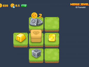 Игра Слияние Драгоценных Камней (Merge Jewels) — играть онлайн бесплатно (изображение №6)
