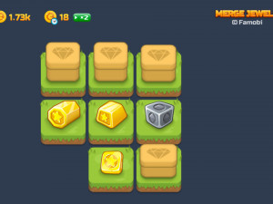Игра Слияние Драгоценных Камней (Merge Jewels) — играть онлайн бесплатно (изображение №3)