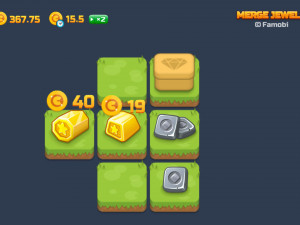 Игра Слияние Драгоценных Камней (Merge Jewels) — играть онлайн бесплатно (изображение №7)