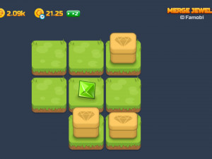 Игра Слияние Драгоценных Камней (Merge Jewels) — играть онлайн бесплатно (изображение №2)