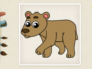 Игра Детская раскраска 2 (Kids Color Book 2) — играть онлайн бесплатно (изображение №4)