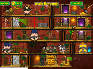 Игра Воришка Боб 5: Приключения в Храме (Bob The Robber 5: Temple Adventure) — играть онлайн бесплатно (изображение №3)