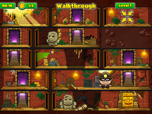 Игра Воришка Боб 5: Приключения в Храме (Bob The Robber 5: Temple Adventure) — играть онлайн бесплатно (изображение №4)