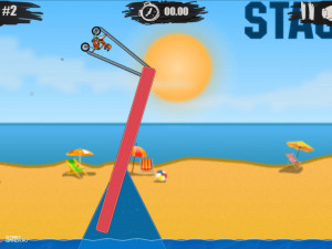 Игра Мото Х3М: Вечеринка у бассейна  (Moto X3M: Pool Party) — играть онлайн бесплатно (изображение №2)