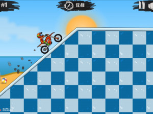 Игра Мото Х3М: Вечеринка у бассейна  (Moto X3M: Pool Party) — играть онлайн бесплатно (изображение №3)