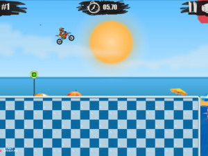 Игра Мото Х3М: Вечеринка у бассейна  (Moto X3M: Pool Party) — играть онлайн бесплатно (изображение №4)