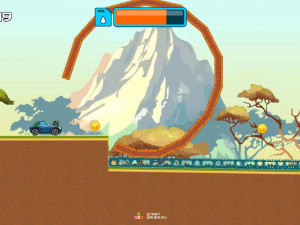 Игра Гонка на высокой горе (High Hills) — играть онлайн бесплатно (изображение №2)