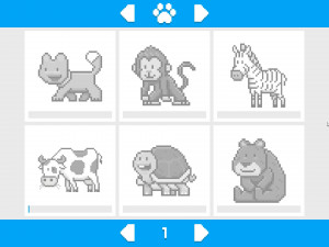 Игра Пиксельная Графика: Раскраска по номерам (Color Pixel Art Classic - Paint by Pixels) — играть онлайн бесплатно (изображение №12)