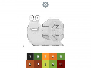 Игра Пиксельная Графика: Раскраска по номерам (Color Pixel Art Classic - Paint by Pixels) — играть онлайн бесплатно (изображение №9)
