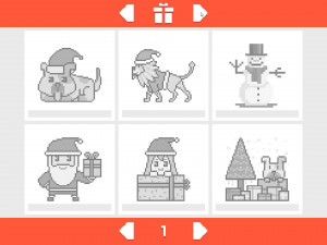 Игра Пиксельная Графика: Раскраска по номерам (Color Pixel Art Classic - Paint by Pixels) — играть онлайн бесплатно (изображение №7)