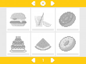 Игра Пиксельная Графика: Раскраска по номерам (Color Pixel Art Classic - Paint by Pixels) — играть онлайн бесплатно (изображение №4)