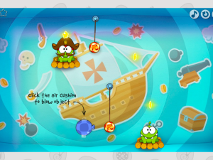 Игра Ам Ням: Путешествие во времени (Cut The Rope: Time Travel) — играть онлайн бесплатно (изображение №4)