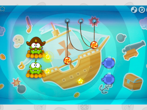 Игра Ам Ням: Путешествие во времени (Cut The Rope: Time Travel) — играть онлайн бесплатно (изображение №2)