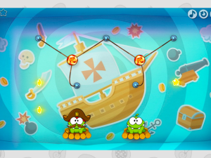 Игра Ам Ням: Путешествие во времени (Cut The Rope: Time Travel) — играть онлайн бесплатно (изображение №3)