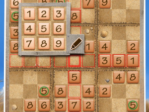 Игра Пляжный Судоку (Beach Sudoku) — играть онлайн бесплатно (изображение №3)