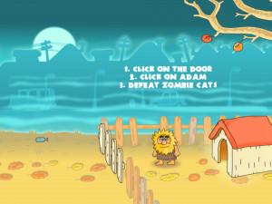 Игра Адам и Ева: Зомби (Adam and Eve: Zombies) — играть онлайн бесплатно (изображение №2)