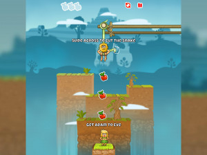 Игра Адам и Ева: Перережь Веревку (Adam and Eve: Сut the ropes) — играть онлайн бесплатно (изображение №8)