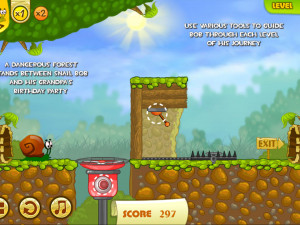 Игра Улитка Боб 2: Подарок дедушке (Snail Bob 2: Grandpa's Birthday) — играть онлайн бесплатно (изображение №2)