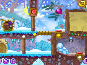 Игра Улитка Боб 6: Зимняя история  (Snail Bob 6: Winter Story) — играть онлайн бесплатно (изображение №2)