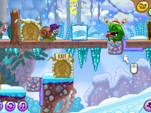 Игра Улитка Боб 6: Зимняя история  (Snail Bob 6: Winter Story) — играть онлайн бесплатно (изображение №4)