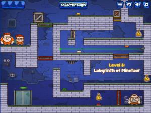 Игра Ловкие воры 1: Побег из Тюрьмы  (Money Movers 1) — играть онлайн бесплатно (изображение №9)