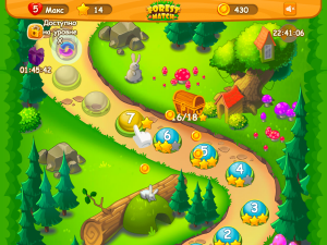 Игра Три в ряд в Лесу (Forest Match) — играть онлайн бесплатно (изображение №5)