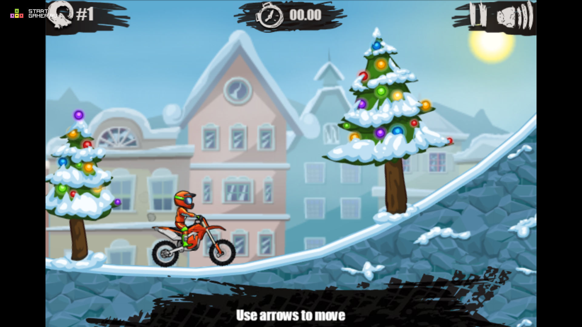 Онлайн игра Мото Х3М 4 Зима (Moto X3M 4 Winter