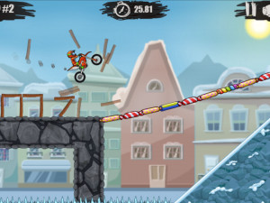 Игра Мото Х3М 4: Зима (Moto X3M 4: Winter) — играть онлайн бесплатно (изображение №5)
