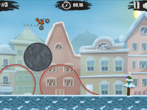 Игра Мото Х3М 4: Зима (Moto X3M 4: Winter) — играть онлайн бесплатно (изображение №7)