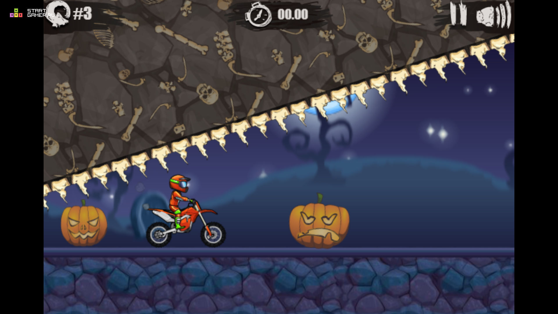 Игра Мото Х3М: Хэллоуин (Moto X3M: Spooky Land) - играть онлайн бесплатно.....