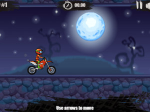 Игра Мото Х3М: Хэллоуин (Moto X3M: Spooky Land) — играть онлайн бесплатно (изображение №2)