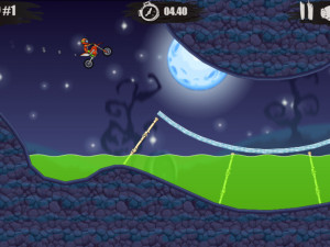 Игра Мото Х3М: Хэллоуин (Moto X3M: Spooky Land) — играть онлайн бесплатно (изображение №3)