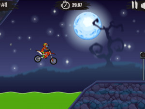 Игра Мото Х3М: Хэллоуин (Moto X3M: Spooky Land) — играть онлайн бесплатно (изображение №4)