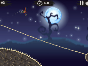 Игра Мото Х3М: Хэллоуин (Moto X3M: Spooky Land) — играть онлайн бесплатно (изображение №6)