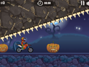 Игра Мото Х3М: Хэллоуин (Moto X3M: Spooky Land) — играть онлайн бесплатно (изображение №7)
